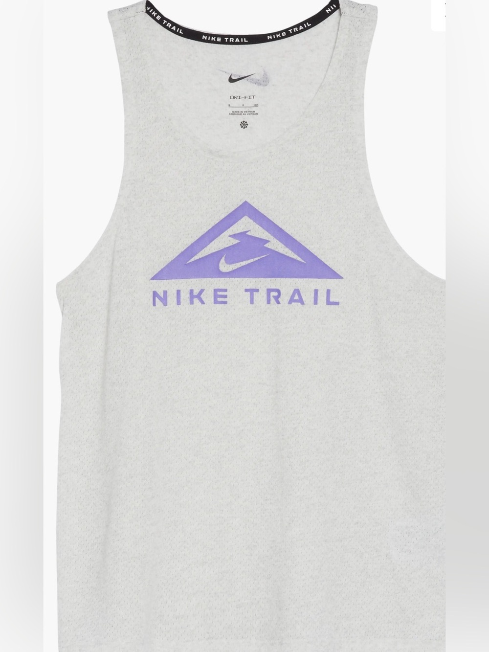 Nike Dri-FIT Trail Running Tank Top Heather Grey Mauve Women’s XS NWT